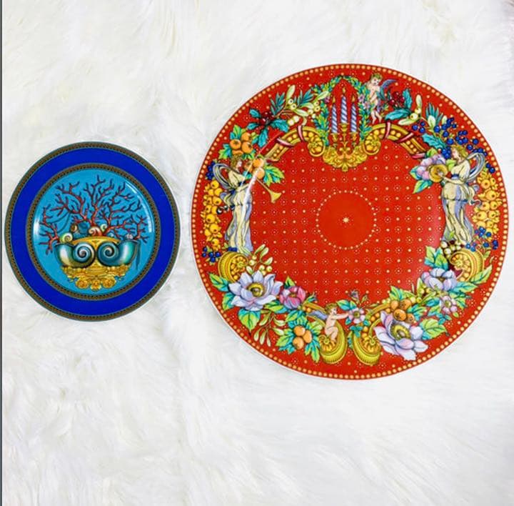 ジャンニ　ヴェルサーチとローゼンタール プレート海の宝物　18cm/聖夜 30㎝