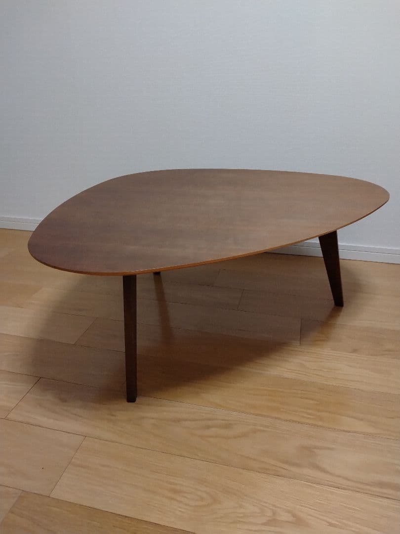 アカセ　オーガニックテーブル　ラダー　木製座卓　ブラウン