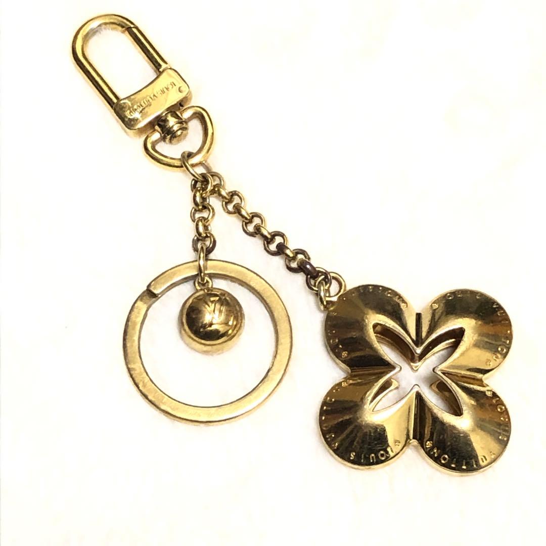 ルイヴィトン　キーリング　バッグチャーム　ポルトクレ　エクリプス　フラワー