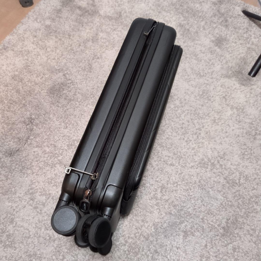 【美品】ブラック　キャリーケース　折りたたみ　機内持ち込み可