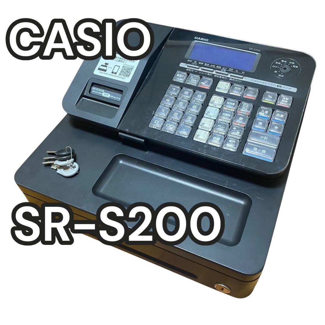 【現状品】CASIO レジスター　SR-S200 店舗用品