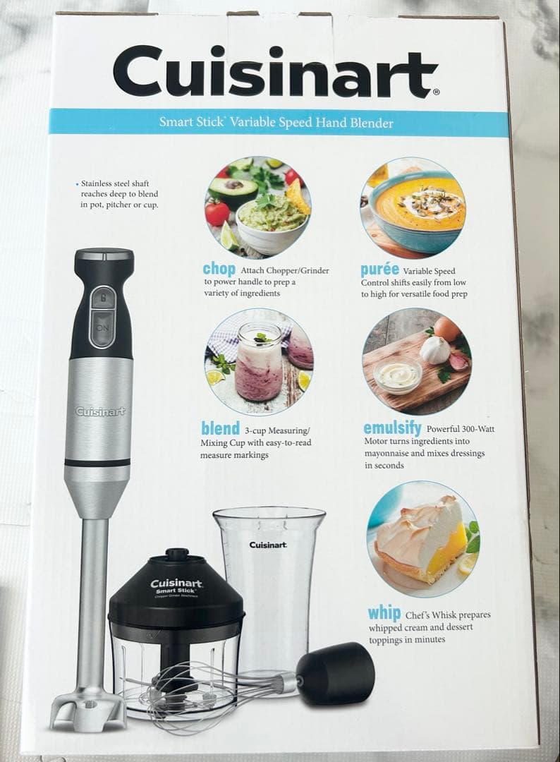 【新品・箱付き】クイジナート　ハンドブレンダー　CSB-179 動作確認済！