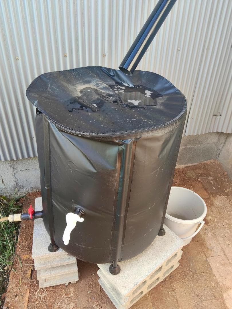 折りたたみ可能な雨水タンク 家庭用 - 200L携帯用水タンク 雨水、折り畳みA