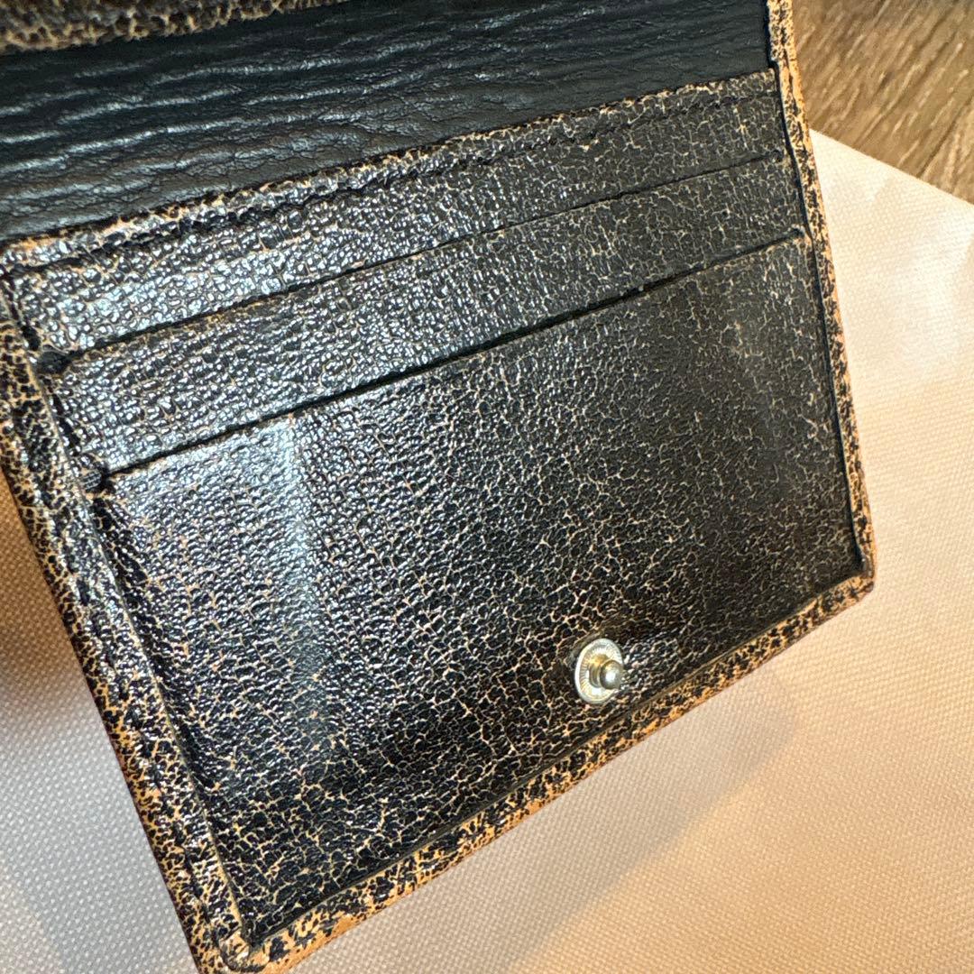 美品　グレンロイヤルGLEN レザー 二つ折り財布　マネークリップ