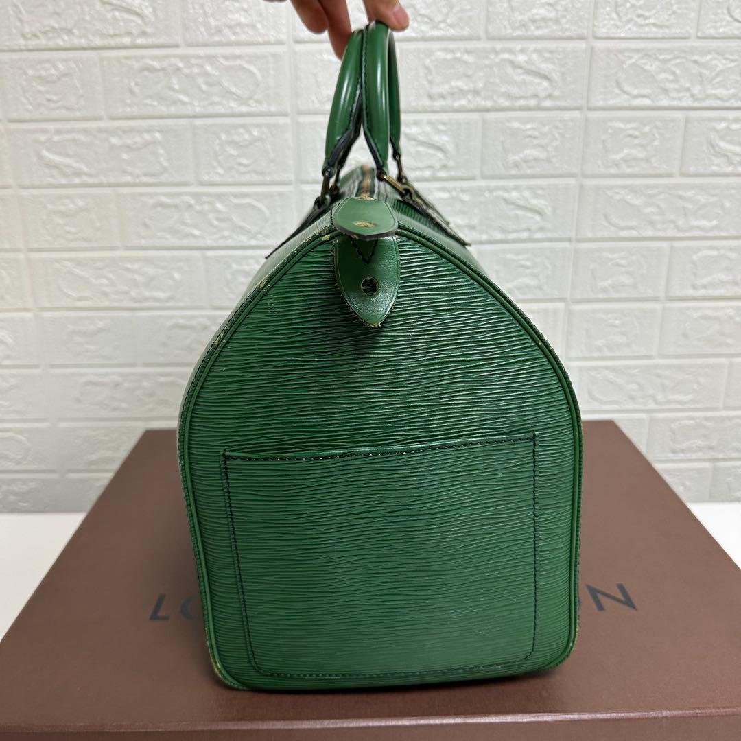 LOUIS VUITTON エピ　スピーディ　40 グリーン ボストンバッグ