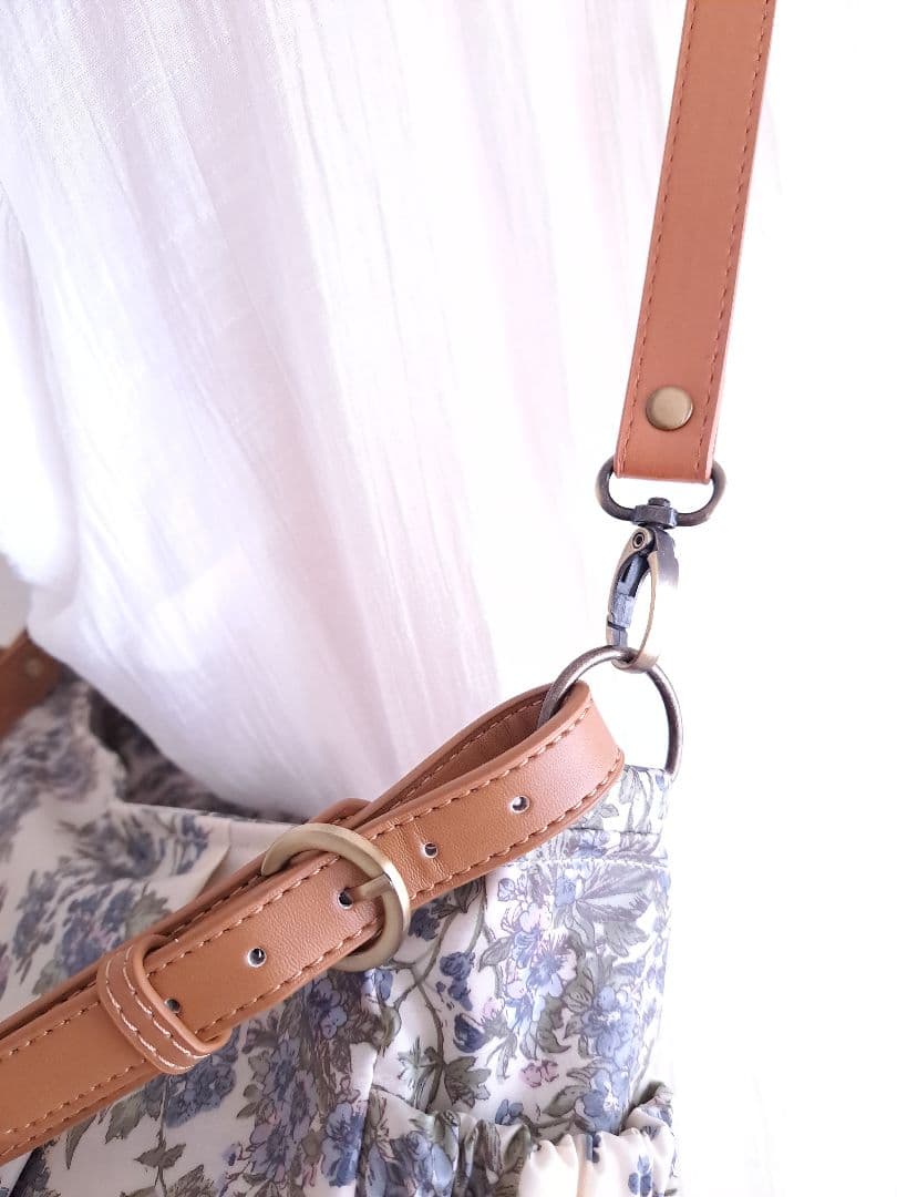 セリーヌ　ブルー　横長ショルダーBag