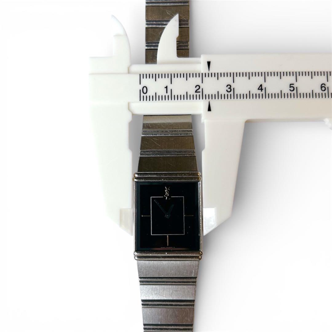 稼働　イヴ・サンローラン スクエア クォーツ　腕時計　シチズン　ゴールド　YSL