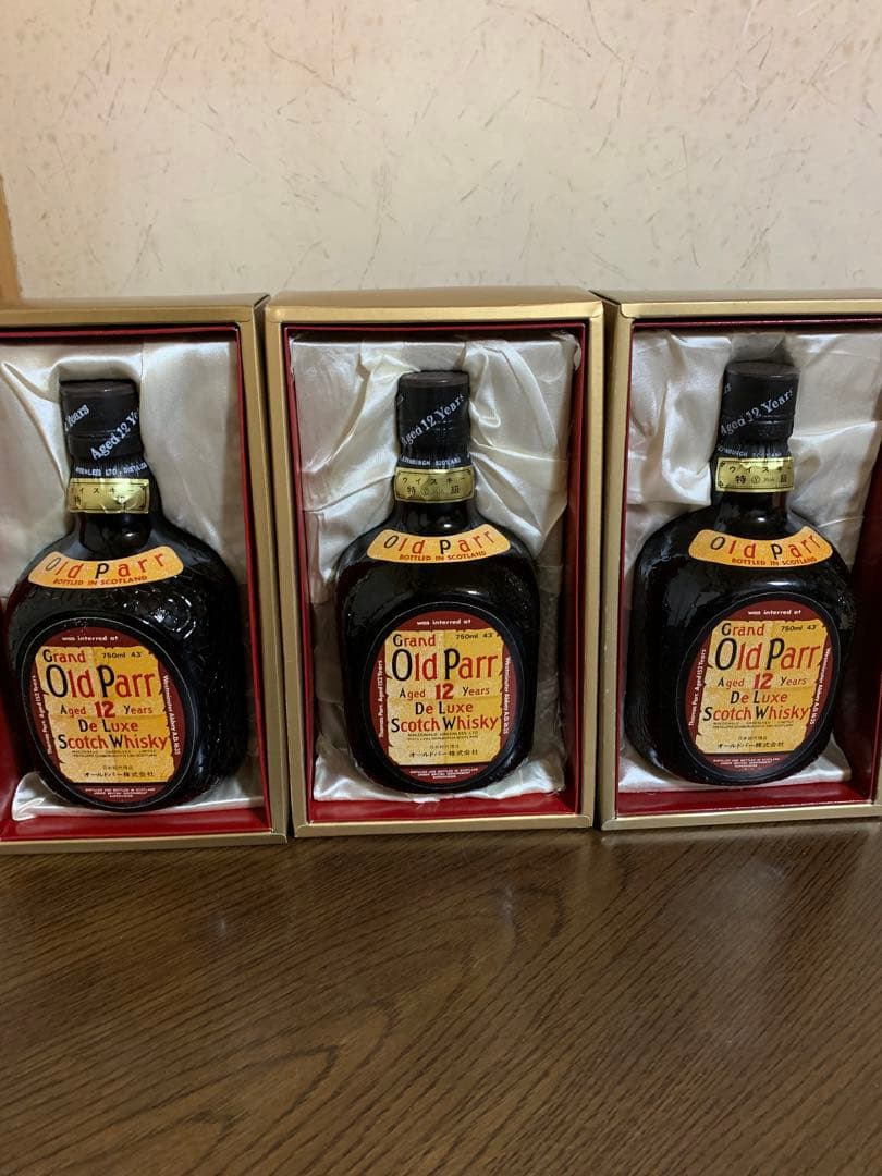 新品未開封　Old Parr 12年 スコッチウイスキー 3本セット