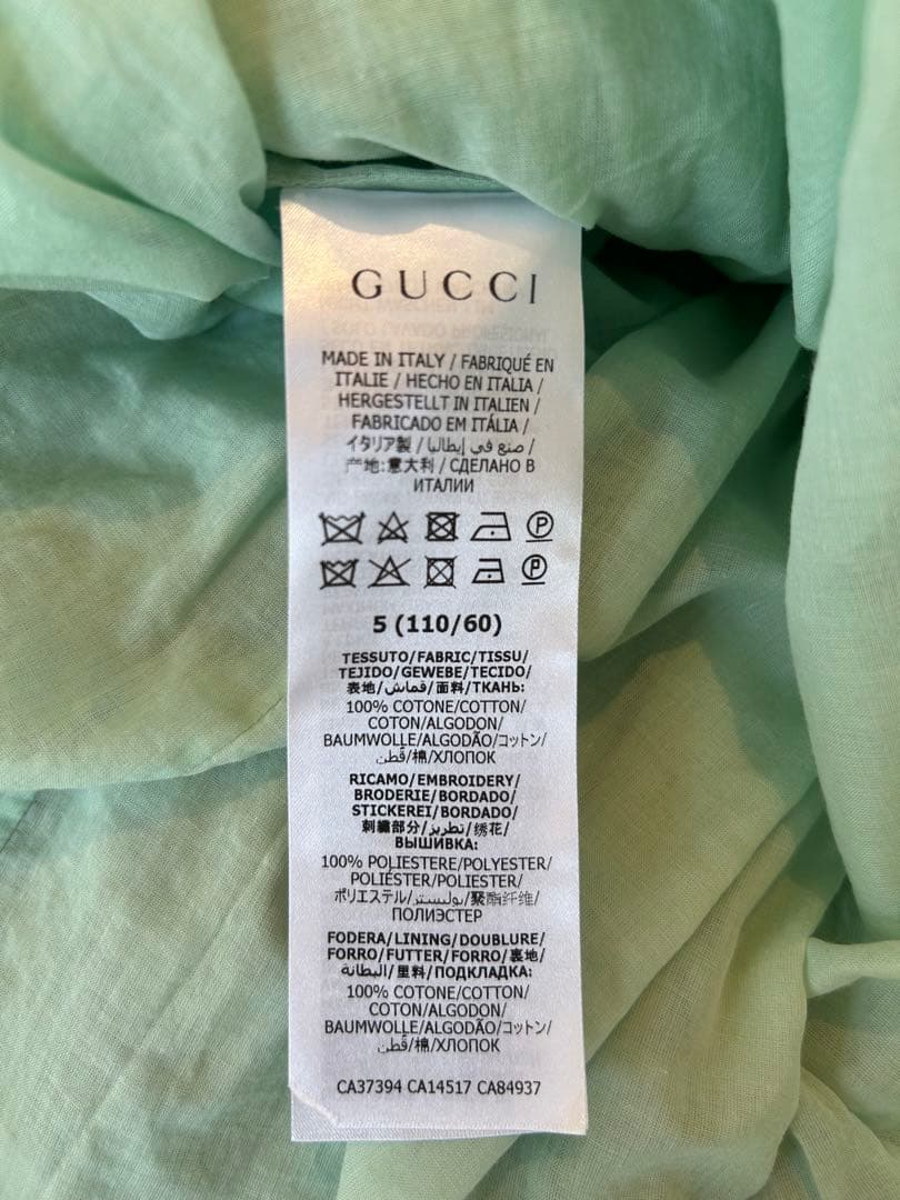 GUCCI 女の子ノースリーブワンピース　110