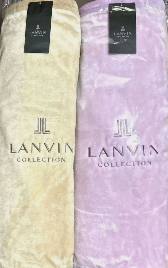 LANVIN❤︎綿毛布2枚セット。 最終価格です