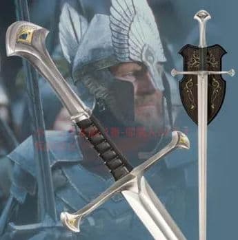 ナシル聖剣経文版『ロード・オブ・ザ・リング』ナシル聖剣 古兵器 武具　刀装具