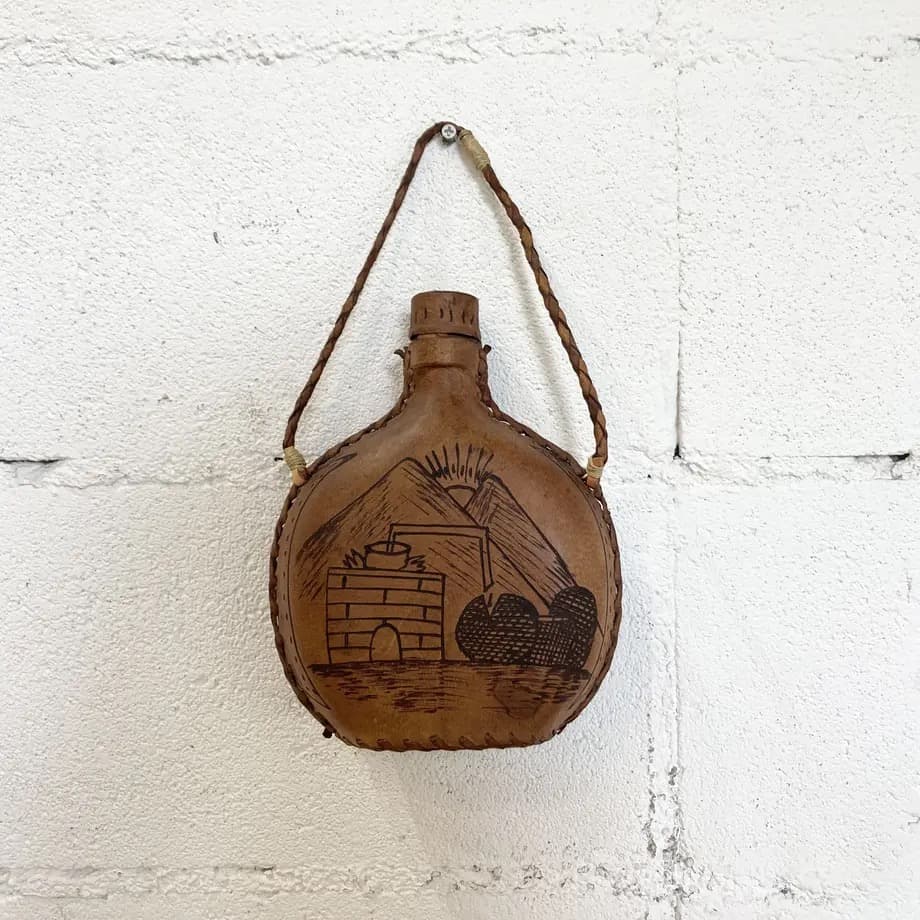 テキーラ　ボトル　水筒　アガベ　メキシコ　ビンテージ