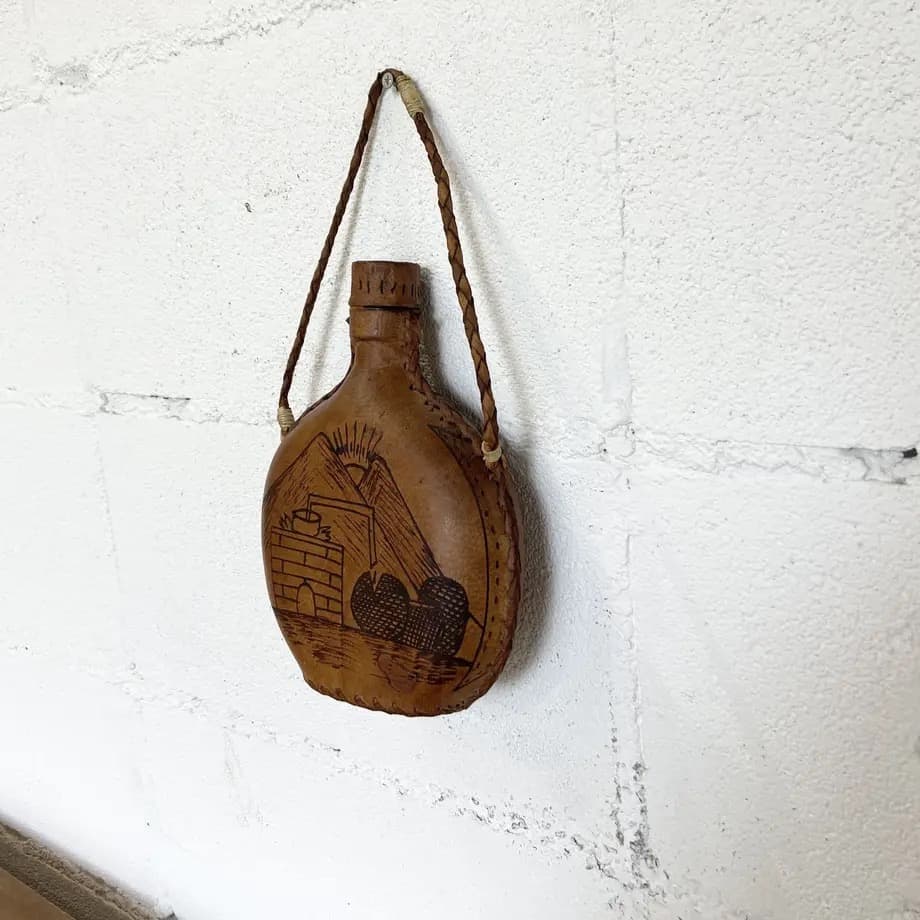 テキーラ　ボトル　水筒　アガベ　メキシコ　ビンテージ