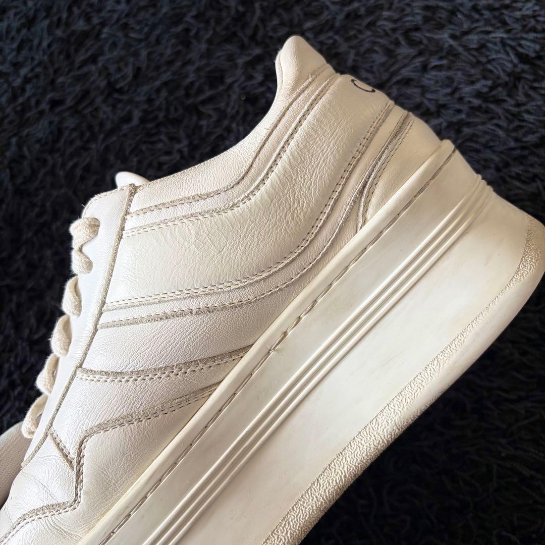 CELINE セリーヌ ブロックスニーカー 厚底 37 ホワイト