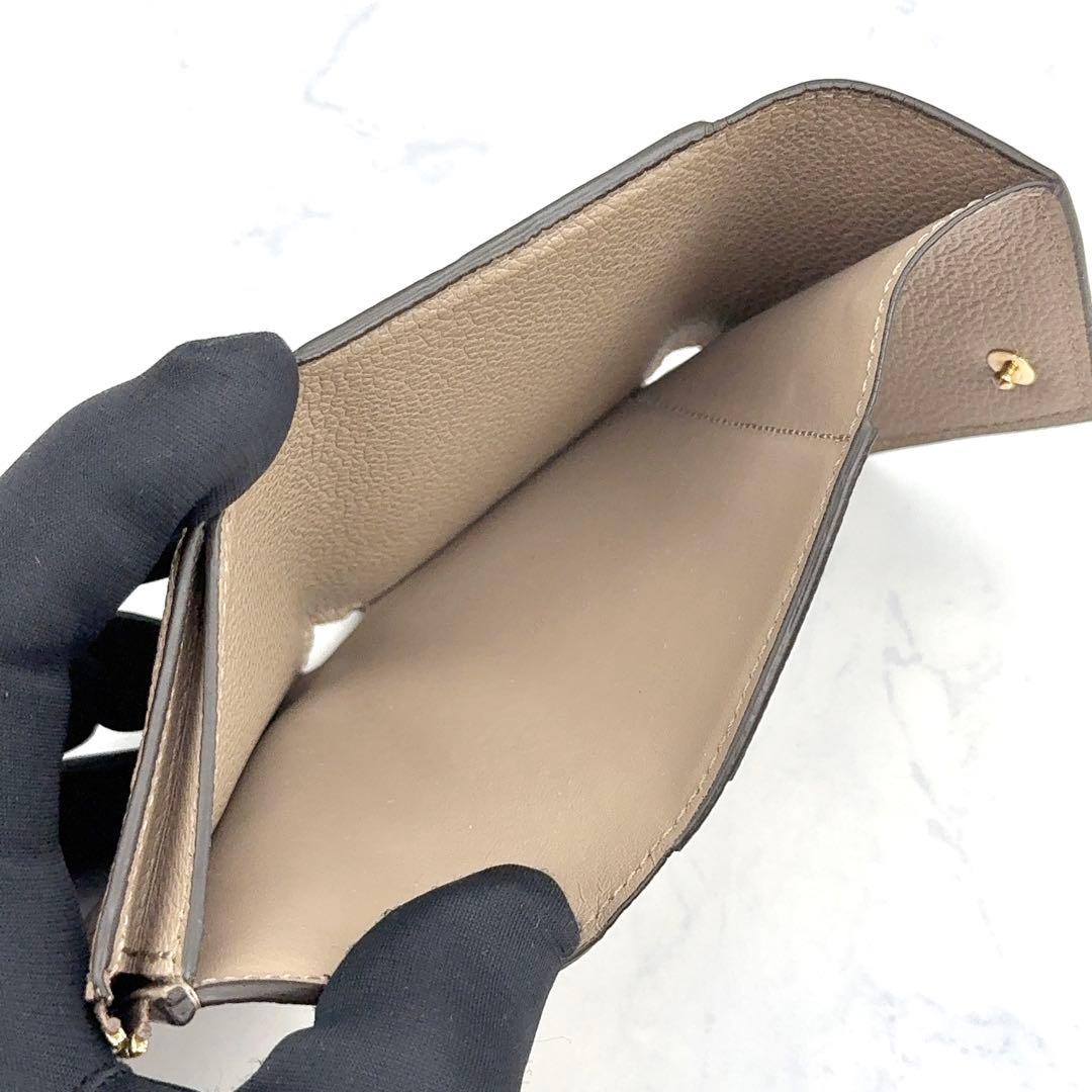 【最高級美品】ルイヴィトン モノグラム アンプラント ゾエ ベージュ ガレ