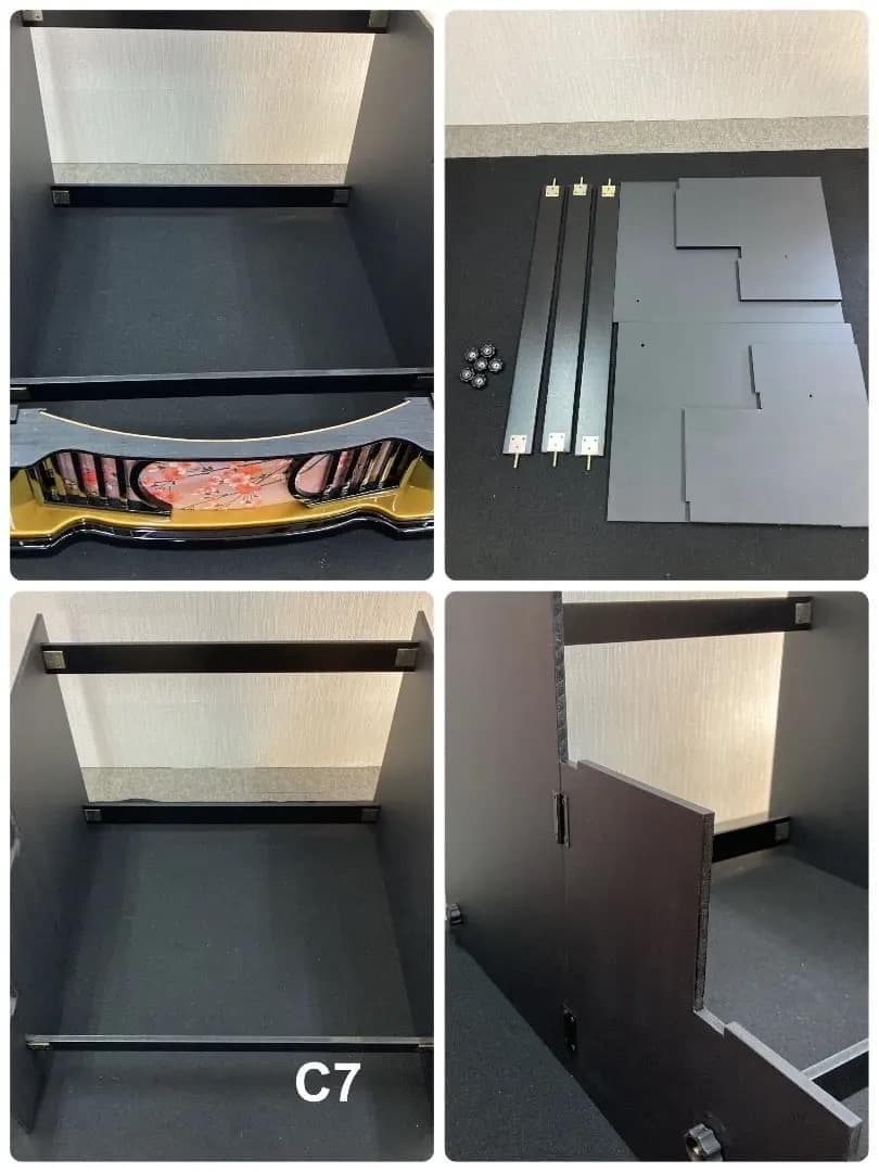 C7 訳あり特価　ひな壇飾り　雛人形三段　雪洞付き　ひな人形三段かざり