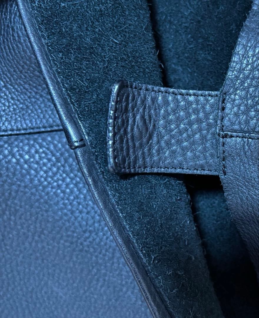 ITTI マリーバケットショルダートートバッグ レザー ブラック