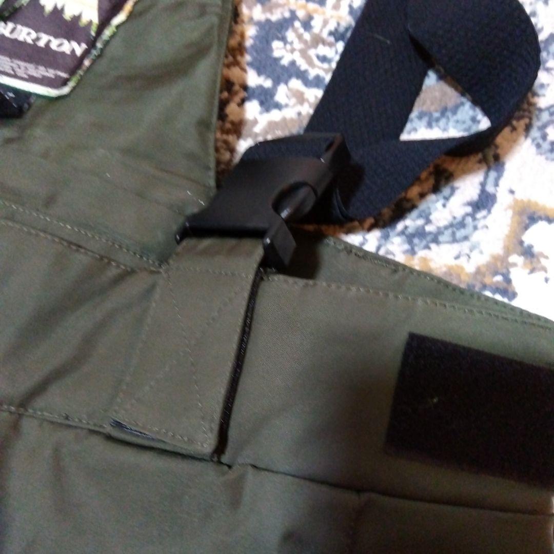 BURTON スノーウェア　オリーブグリーン　日本L-XL　ビブパンツ