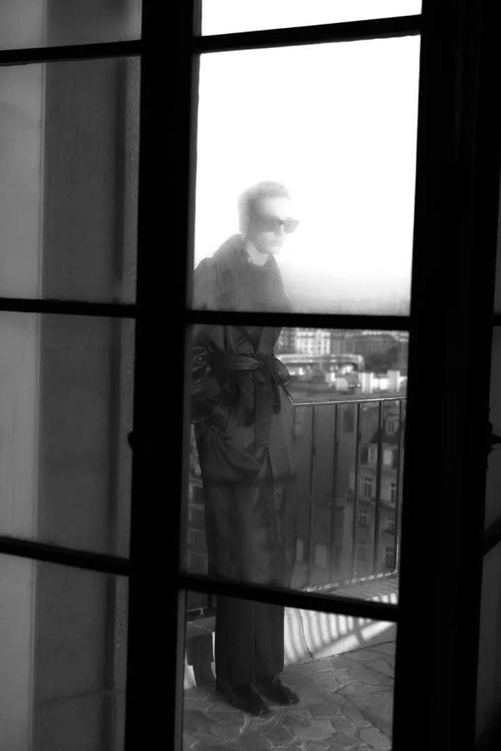 サンローラン　saint laurent 22aw silk coat