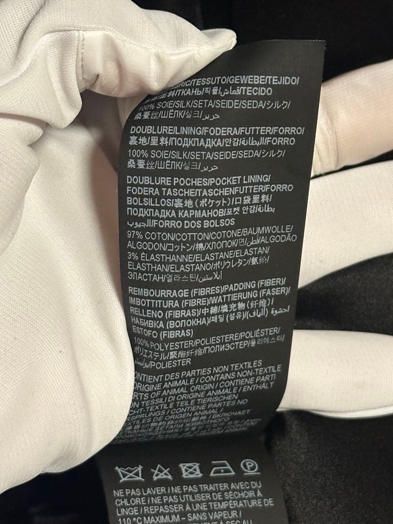 サンローラン　saint laurent 22aw silk coat