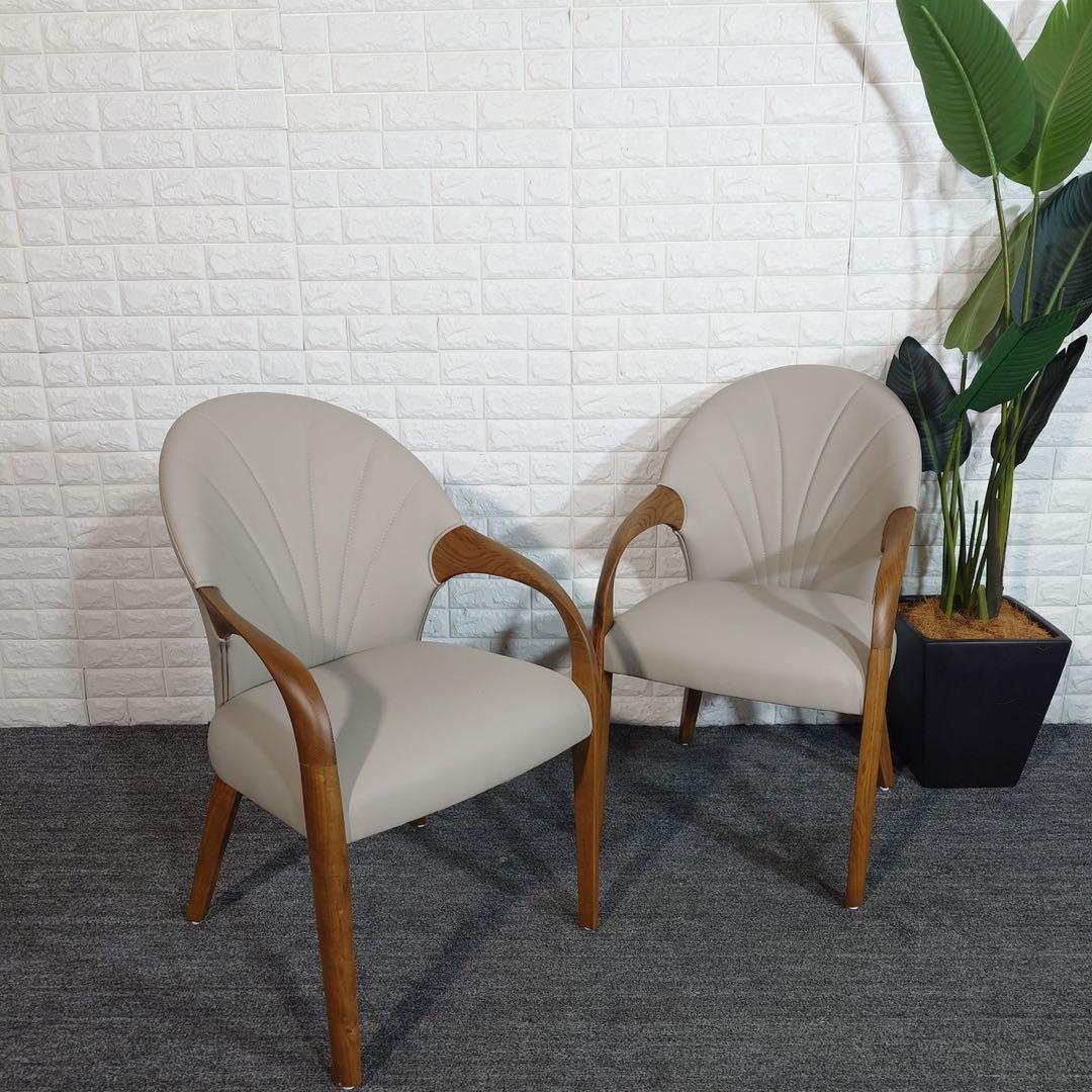 ダイニングチェア 2脚セット シンプル 木製フレーム 家具 インテリア J008