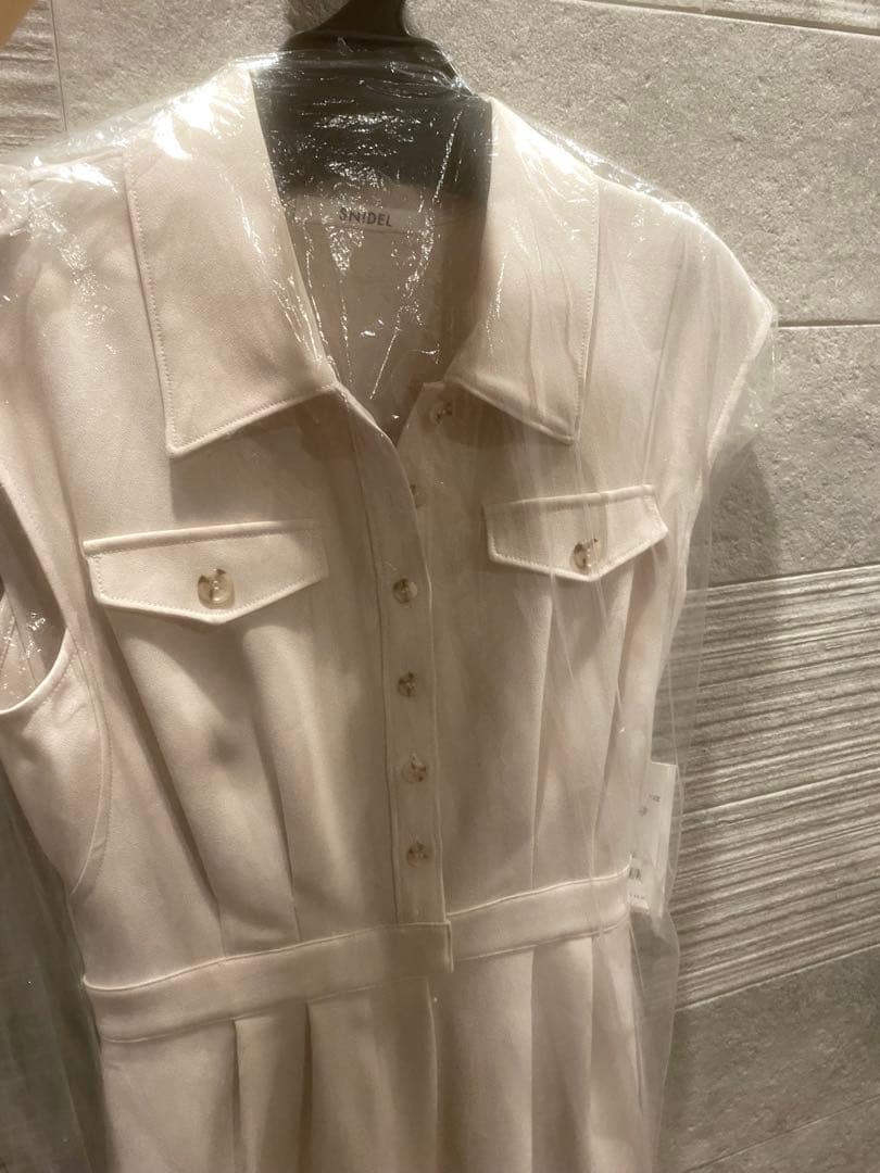 【SNIDEL/新品未使用】トレンチディテールオールインワン
