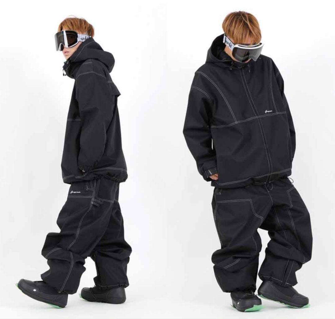 こ*な様 HIMANI ハイマニ ペインターパンツ ブラック スキー スノーボー