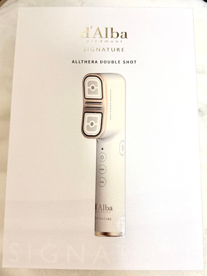 値下げ★d’Alba ダルバ オールセラ ダブルショット 美顔器 正規品
