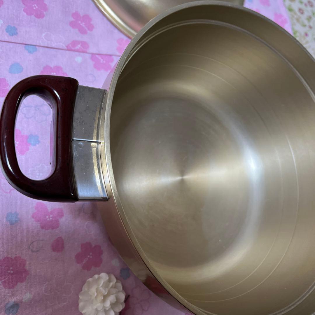 マル球産業　ニューゴールド炊飯両手鍋！！