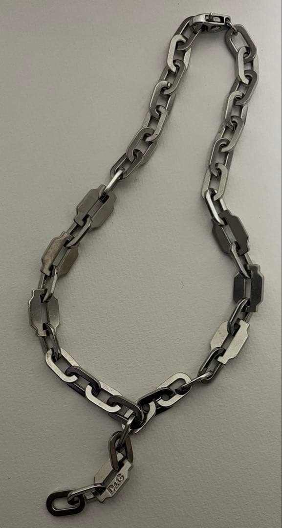 DOLCE & GABBANA D&G 極太 チェーン ネックレス