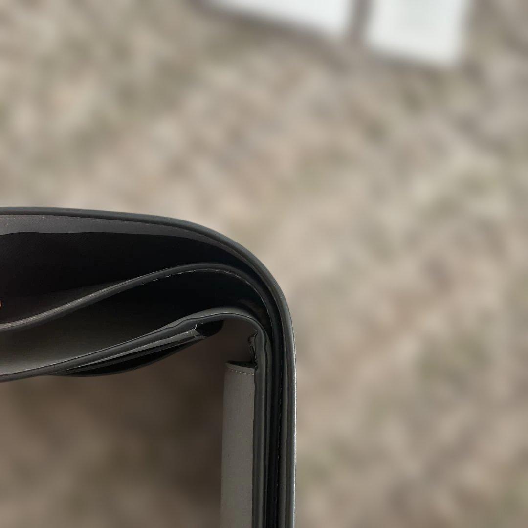 COACH 二つ折り財布 COIN WALLET SIG グレー/チャコール