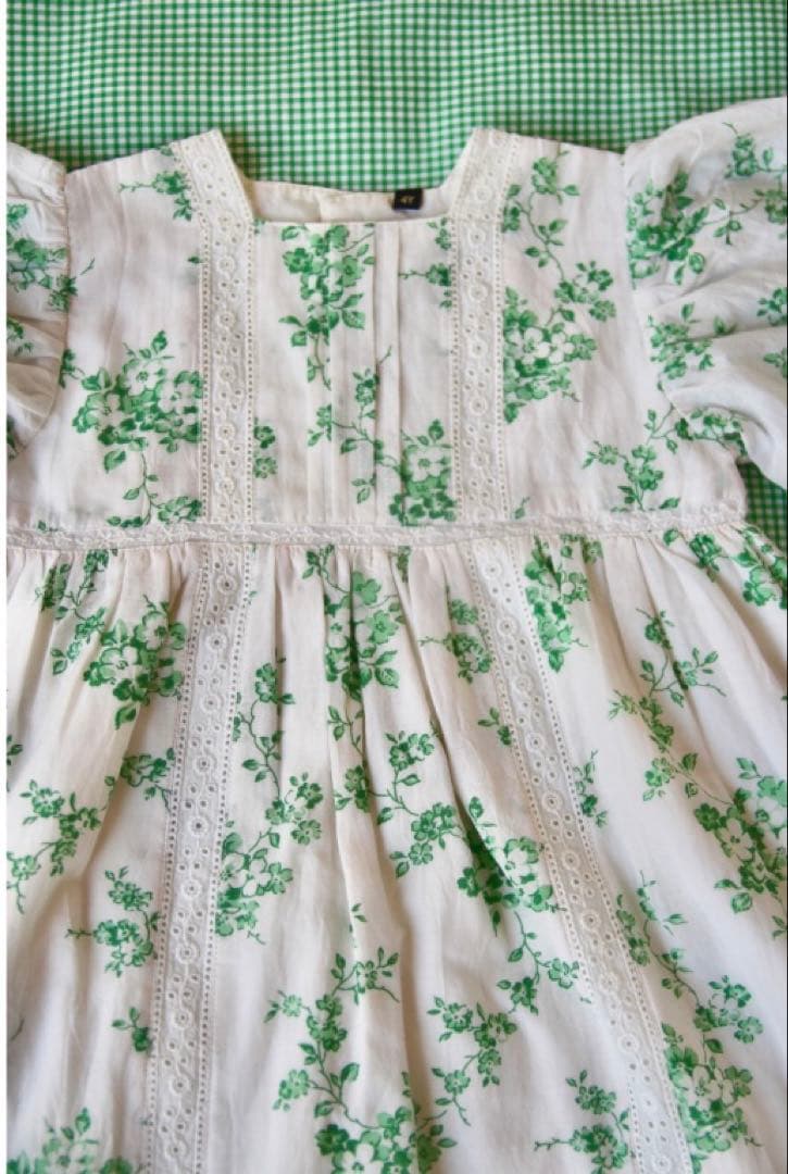 bonjour diary フラワー柄 ワンピース 6y