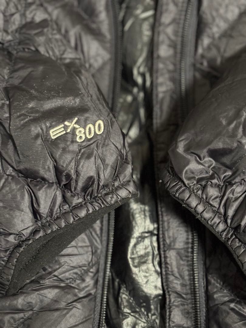 mont-bell EXダウン800ダウンジャケット ブラックXL レディース