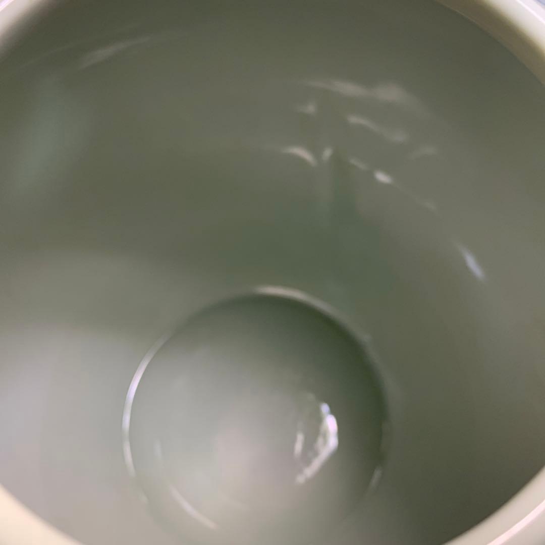 佐藤走波　染付　山水　つぼ　花瓶　松　柳　壺　フラワーベース　走破