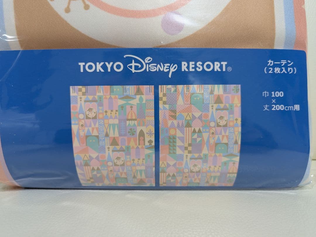 東京ディズニーリゾート カーテン 2枚入り 幅100cm × 高さ200cm