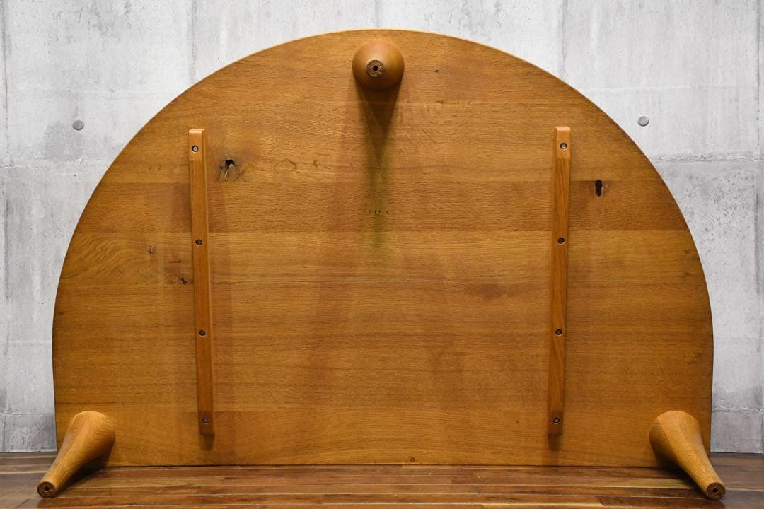 DIK61 飛騨産業 HIDA キツツキ 森のことば 半円形リビングテーブル