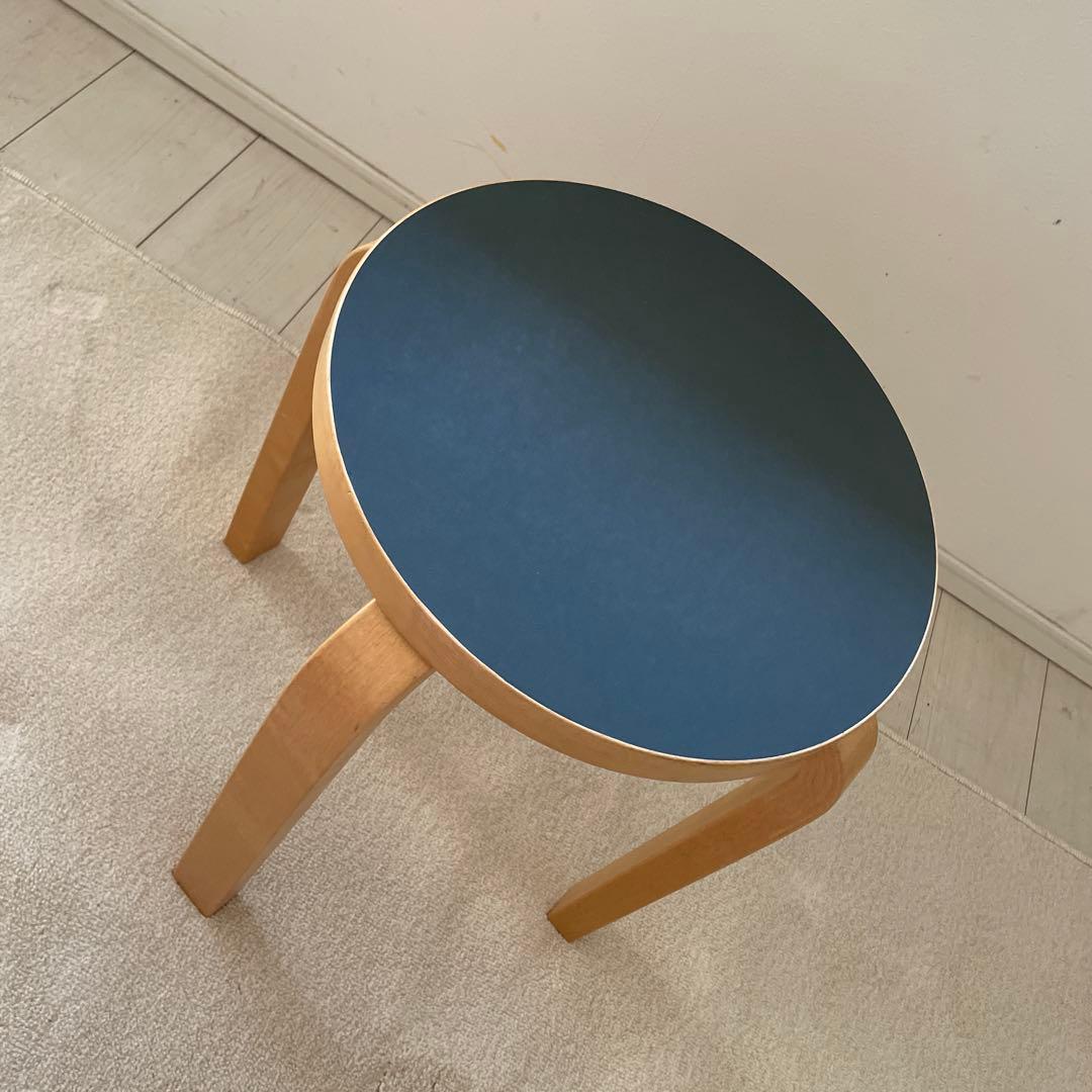 【限定品】アルテック スツールE60 ハニー・ダークグリーンリノリウム