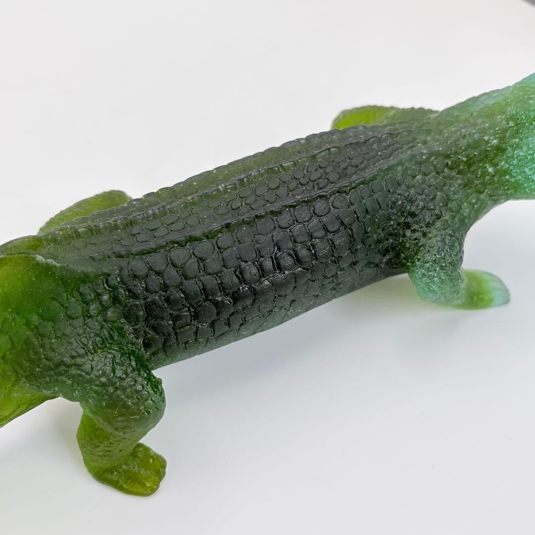 ワニ アリゲーター クリスタル 水晶 ドーム フランス ナンシー エミールガレ