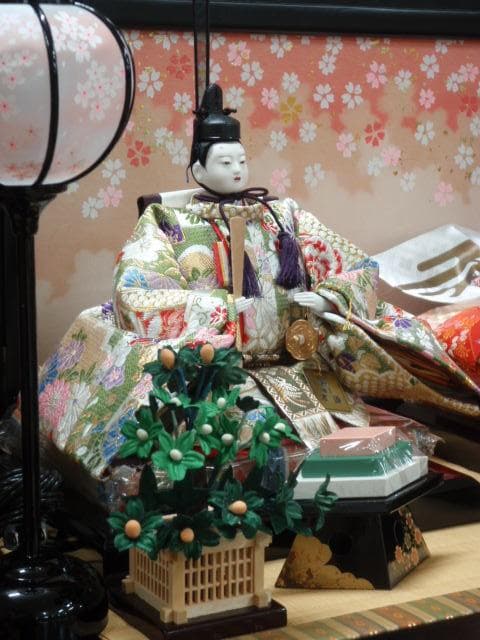 値下げ！新品！売切り特価●激安！70巾 ひな人形 親王飾り 収納飾り お雛様●
