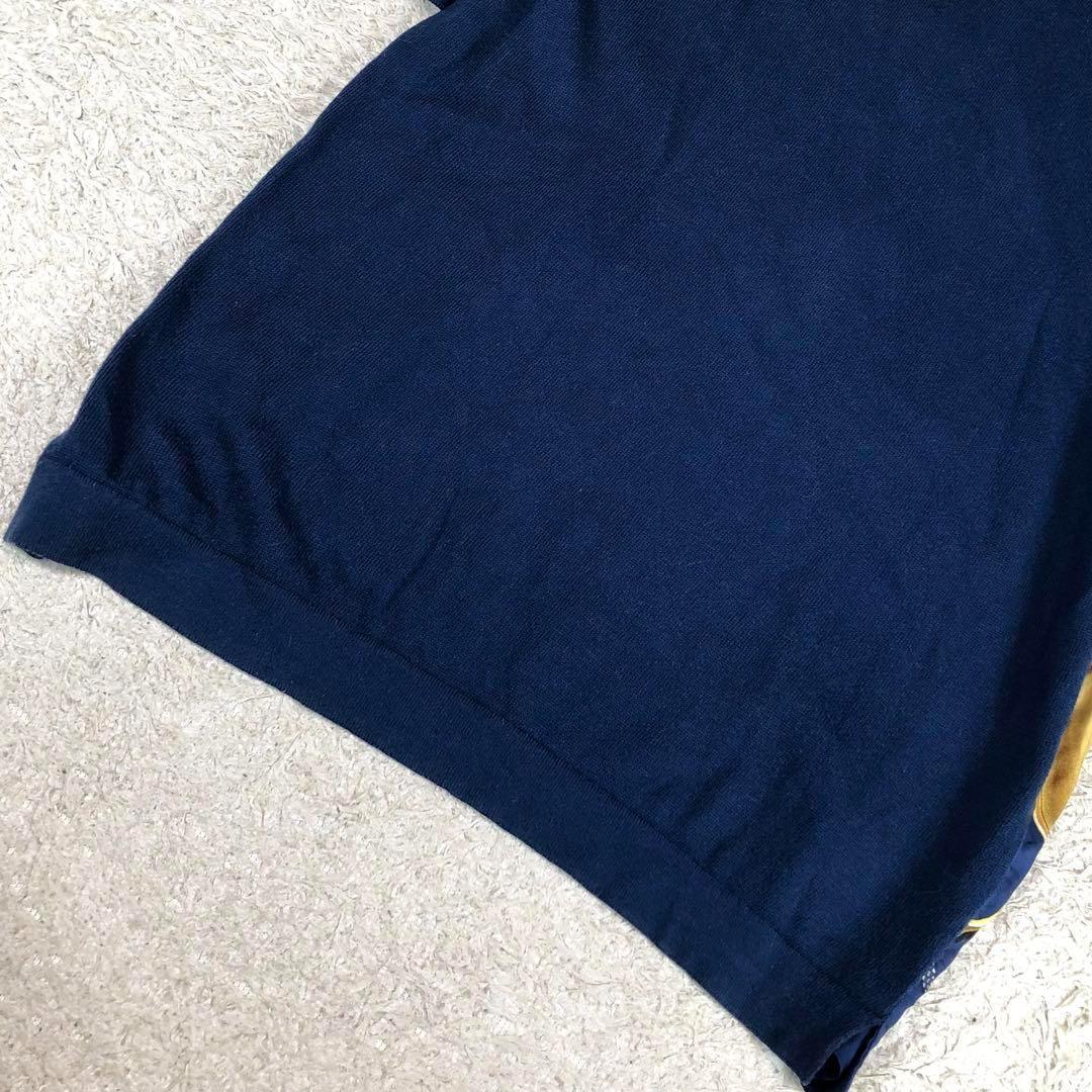 エルメス ヴィンテージ スカーフ柄 ポロシャツ ニット シルク カシミヤ M