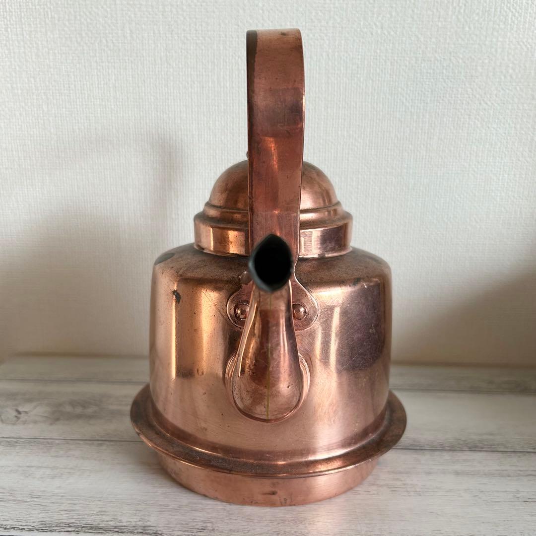 スウェーデン製 ヴィンテージ コパーケトル 銅製やかん 北欧インテリア 希少品