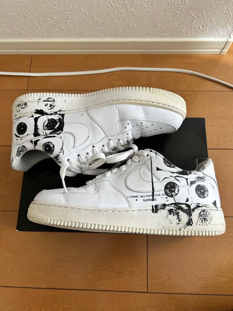 靴 NIKE comme des garcons air force 1
