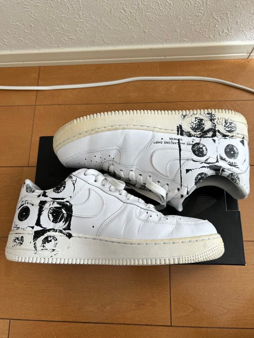 靴 NIKE comme des garcons air force 1