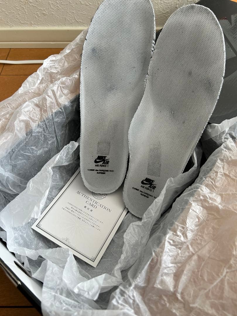 靴 NIKE comme des garcons air force 1