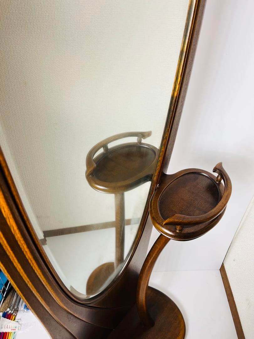 良品 幅60 松永工房 姿見　スタンディングミラー 自立ミラー おしゃれ