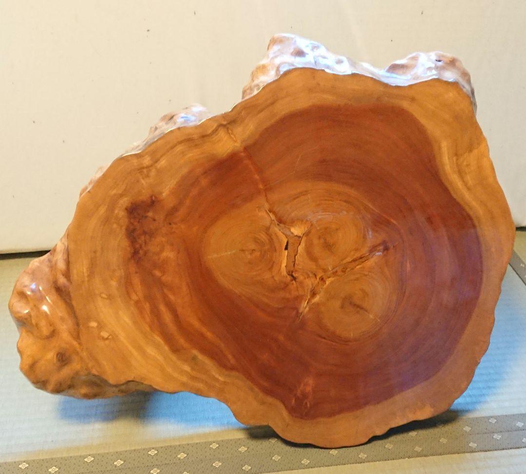 ケヤキ座卓 ② 一点物 光沢と木目が美しいちゃぶ台 床の間 盆栽飾り台 和室 @