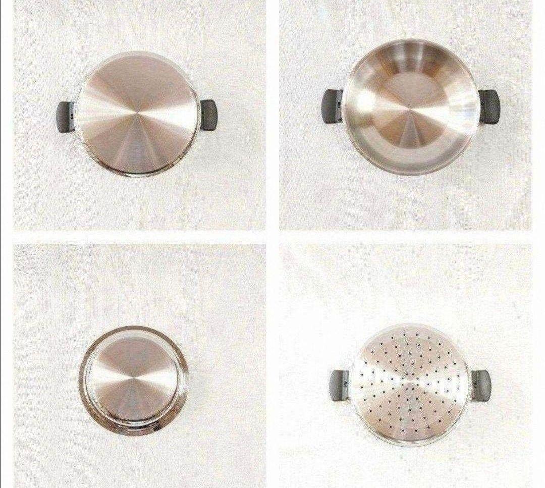 amway 超美品 2024年製 アムウェイ 18/8ステンレス 鍋 Mセット@