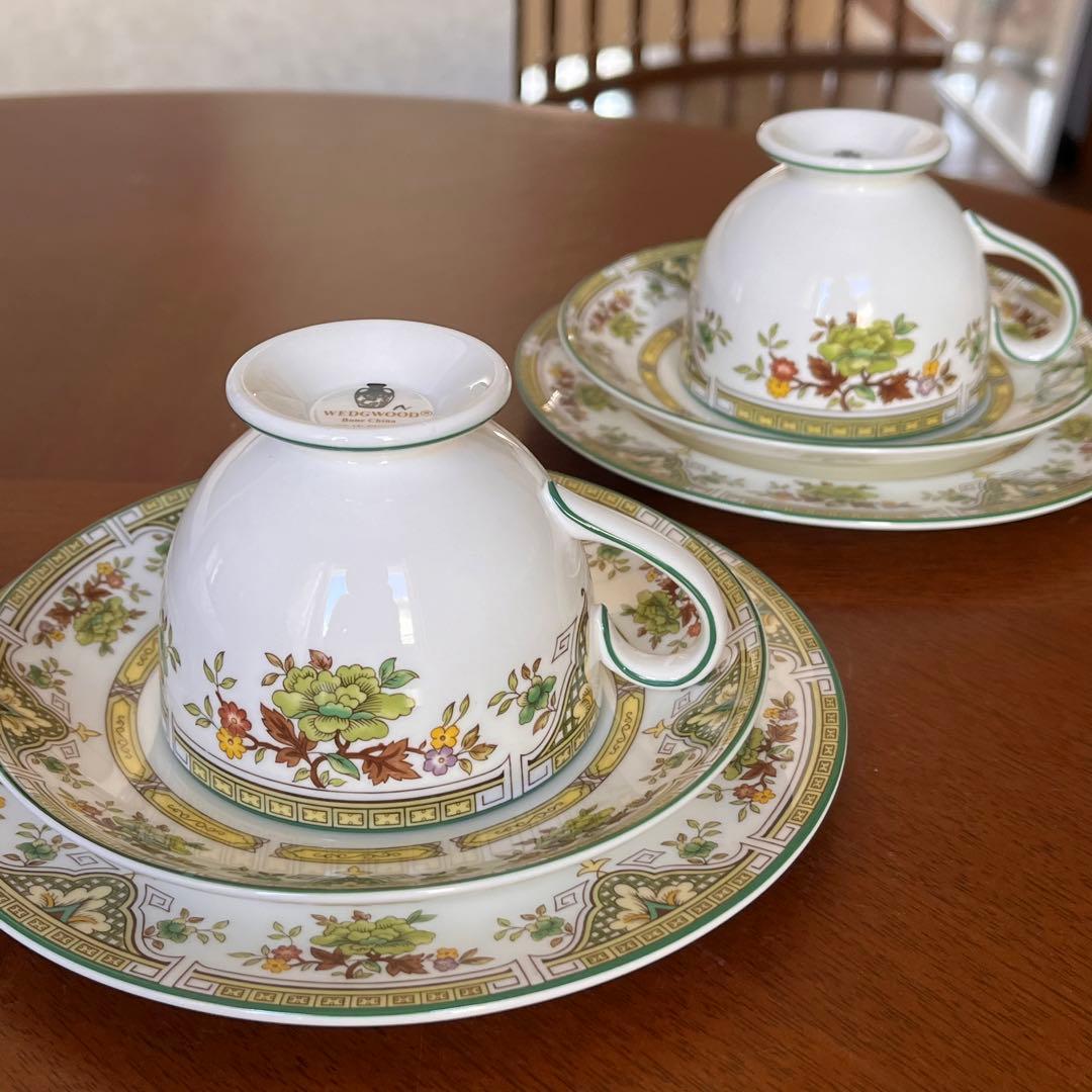 【レア美品】ウェッジウッド★タマリスク★トリオ　ペア