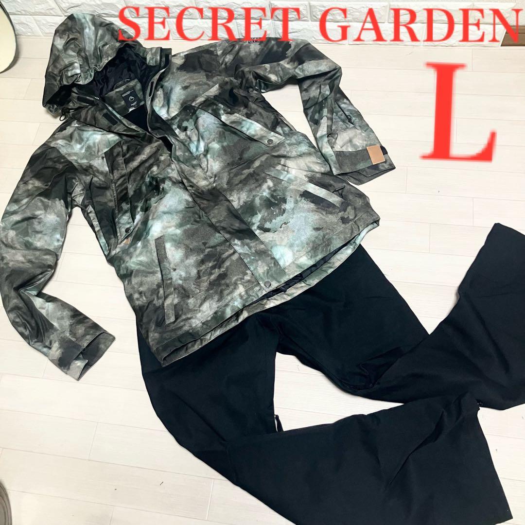 【美品】SECRET GARDENプレミアム スキー.スノボーウェアL上下セット