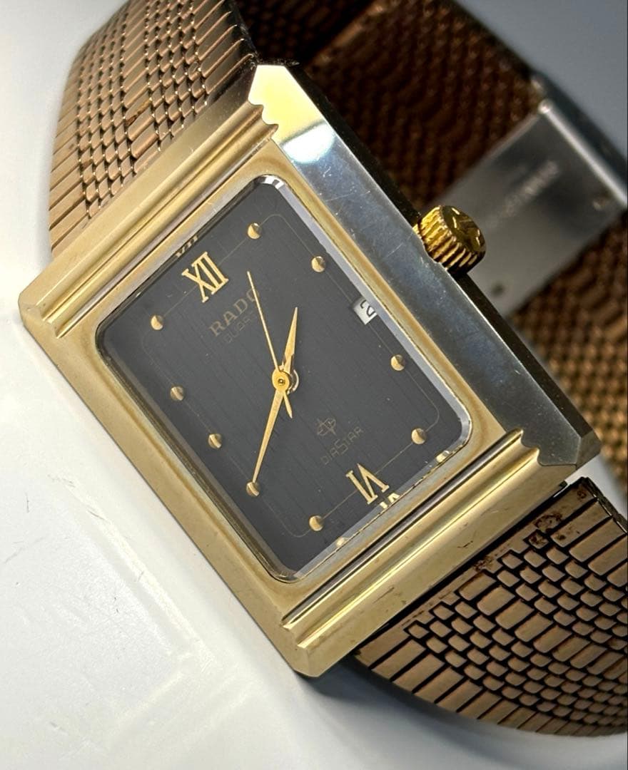 【新品電池】RADO ラドー ダイヤスター スクエア ユニセックス 腕時計